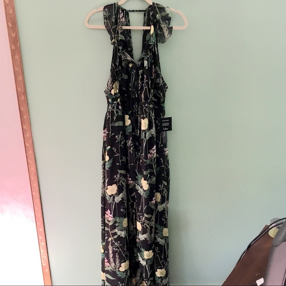 ❤️NWT Lulu’s Tropical Flower Print Dress (XL)